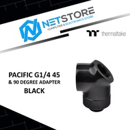THERMALTAKE PACIFIC G1/4 45 & 90 DEGREE ADAPTER BLACK - CL-W053-CU00BL-A