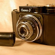SMENA-3 GOMZ 35mm 底片相機 40mm 4.5 T-22 鏡頭俄羅斯柯達 LOMO