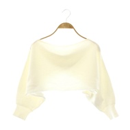 Rirandture Knit Bolero Jacket White Direct from Japan Secondhand