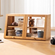 Ready Stock~Cupboard Kitchen Sideboard Home Storage Cabinet Coffee Pastry Display Cabinet Tea Cup St