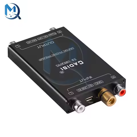 Mini Phono Preamplifier MM/MC Phono Amplifier USB 5V Power Phono Turntable Preamp Mini Audio Stereo 