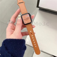 Leather Loop Strap for iWatch Ultra Series 9 8 7 6 SE 5 4 3 iWatch Leather iWatch Band