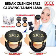 Bedak Cushion SR12 Original Glowing Untuk Semua Tife Kulit Cushion Refil Mencerahkan Menutupi Flek .