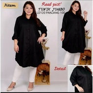 rb1 TUNIK JUMBO/TUNIK WANITA/FISA TUNIK/LD120/BIG SIZE/MOSCREP IMPORT