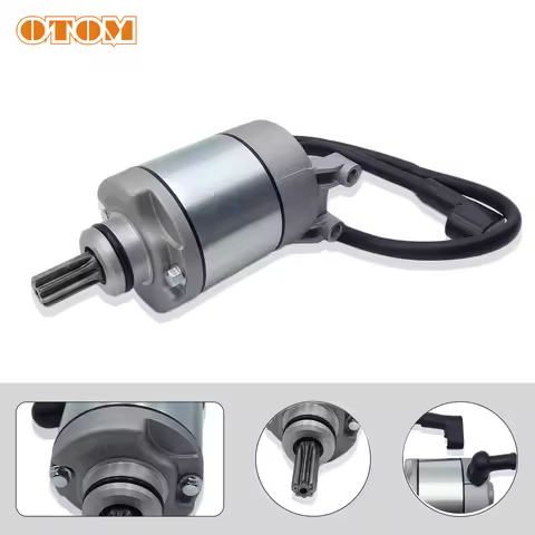 OTOM Motorcycle Starter Motor Start Motor NC250 Parts 8 Teeth For ZONGSHEN ZS177MM KAYO K6 BSE J5 RX