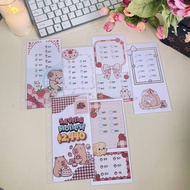 A6 Saving Challenge Envelope @ $2440 Saving| Cash Stuffing Budget Tracker | Cute Savings Envelope |