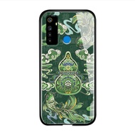Case For Realme 5 5I 6i Phone Mobile Slim Hard Glass BLK