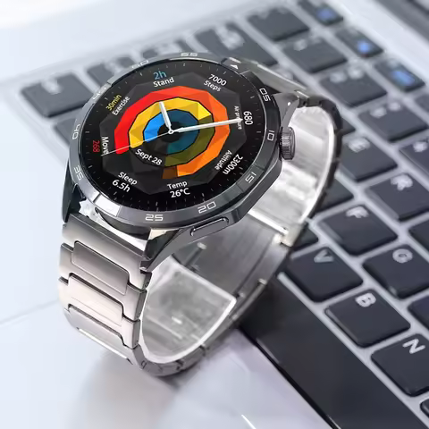 22mm Titanium Metal Strap for Huawei Watch GT 5 Pro 46mm GT5 GT4 GT3/3 Pro GT2/2e/2 Pro Bracelet for