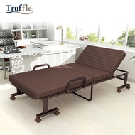 G.House Online TRUFLE เตียงพับ รุ่น WAVE-02  ขนาด 90X190X30ซม.สีน้ำตาล ของแท้