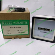 Panel Meter/ Hour Meter Hc-72 220V Hour Meter Cici Original