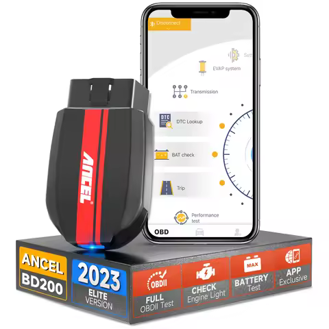 ANCEL BD200 OBD2 Scanner Code Reader Full OBD2 Function OBD2 Scanner Battery Voltage Check Car Diagn