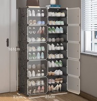 Trove lemari tasTahan Debu Rak Sepatu Portable Transparan Shoe Cabinet Multi-lapisan Shoe Organiser
