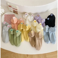 Spring Cute Ankle Socks Women Cotton Animal Short Socks School Socks Rainbow Low Cut Socks Panda Soc