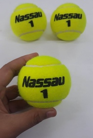 Bola Tenis Nassau 1 / Bola Latihan Tenis/Tenis Ecer isi 1pcs