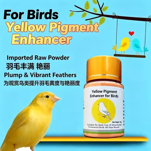 Belgian imported raw powder for bird use, 30g natural carotene, jade bird, yellow parrot, indigo chi
