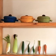 羊毛氈兒童房玄關收納容器 小燉鍋 / 入厝禮