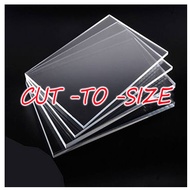 3mm🔥ARCYLIC CLEAR /TRANSPARENT SHEET / PMMA CLEAR SHEET/CLEAR PLASTICS BOARD CUSTOM CUT