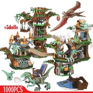 1000pcs LEGO Jurassic World Park Dinosaur Tree House Building Blocks Catching Truck SUV Jeep Ship Bricks Sets Toys for Children Gifts AQ7KML