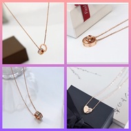 Latest Korean Rose Gold Necklace / Necklace