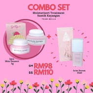 Set Skin Dessert Desert Baby 2in1: Moisturiser Treatment Cream 5g + Serum Suntik Kayangan Acne Repai