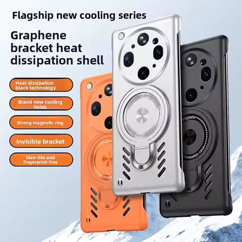 Magnetic Stand Case For OPPO Find X9 Ultra Frameless Matte Finish Ventilation Shockproof Cover For O