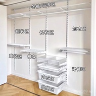 Built-in Wardrobe Closet Cloakroom Metal Walk-in Closet d Combined Open Bedroom