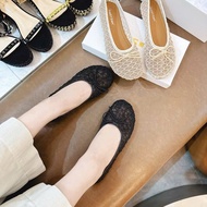 MEYBANNI Doll Shoes with Basic Bow Mesh Pattern - C66