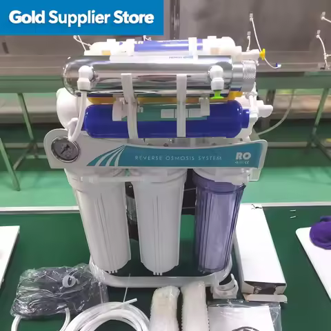 8-Stage With UV 400 GPD and Iron Bracket Reverse Osmosis Water Purifiers