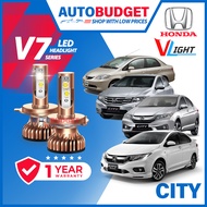 Super Bright HONDA City V6 VLight Premium LED City TMO T9A GM6 GN SEL Headlight Lampu Depan Kereta