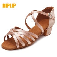 【Shop the Latest Trends】 Diplip Children's Latin Dance Shoes Girls Ballroom Dance Children's Children's Tango Dance Shoes Soft Girls Salsa