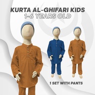 Kurta Al-Haraman Al-Ghifari Kids - 2 Warna - Saiz 1tahun hingga 6tahun
