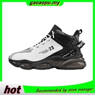 【 Ready Stock 36-46】Fashionable all-match men's high elastic sole sneakers LeBron James basketball s