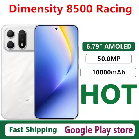 Original Honor Win Turbo Mobile Phone 6.79" AMOLED 50.0MP Camera 80W Charge 10000mAh Dimensity 8500 