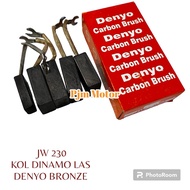 Arang JW230 Carbon Brush Kol Col Mesin Dinamo Las Arang denyo Jw 230