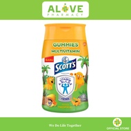 [ALIVE PHARMACY] SCOTT'S Gummies Dengan Multivitamin + Zink Perasa Tropikal 60'S