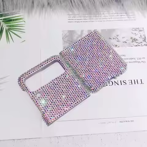 Luxury and fashion Bling Rhinestone Gem Diamond For Samsung Z Flip 7 6 Fold 6 Z Flip 5 Flip 4 Flip 3