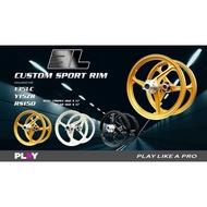 ORIGINAL PLAY Y15ZR Y125Z LC5S LCV8 RS150 RSX 3L CUSTOM SPORT RIM SET 3 BATANG TEBAL ALLOY RIM WHEEL