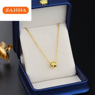 rantai leher emas bangkok cop 916  gold original Transporter bead diamond-shaped small round ball ne