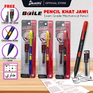 Desklife Baile 1.8mm Mechanical Pencil Khat Pensel Jawi Calligraphy Pen - (1s/Pcs) Student Pensil