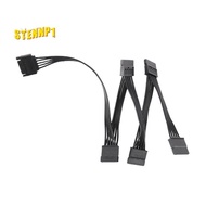 15 Pin SATA Power Extension Hard Drive Cable 1 Male to 5 Female Power Supply Splitter Adapter Cable For DIY PC Sever
