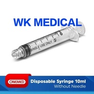 Syringe Syringe 10ml 10cc Without Needle Onemed Without Needle