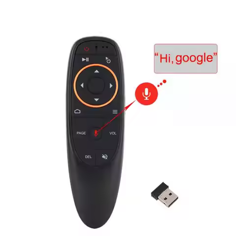 Voice Remote Control G10S Air Mouse 2.4G Wireless Gyroscope IR Learning for H96 MAX X88 PRO Android 