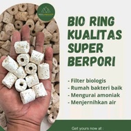 " Bio ring super berpori quality aquarium kolam 1kg