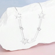 Vòng cổ trang trí hình ngôi sao thời trang, phù hợp để đeo hàng ngày MusicFest Y2KFest Thu