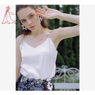 [V-TWO FASHION] WOMAN ELEGANT SPAGHETTI STRAP SEXY PARTY GLAMOROUS TOP BLOUSE DIAMOND TASSEL STRAP