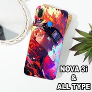 G26 - HUAWEI NOVA 3i Silicone - HUAWEI NOVA 3i pro camera Softcase - ANIME Motif - Flexible rubber m
