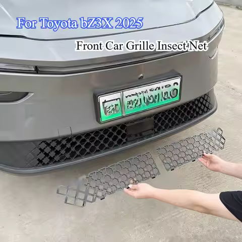 For Toyota bZ3X‌ 2025 Front Car Grille Insect Net Exterior Water Tank Protection Bumper Grille Dust-