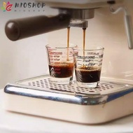 MIOSHOP Espresso Shot Glass, Espresso Essentials Heat Resistant Shot Glass Measuring Cup, Replacement 60ml Universal Coffee Measuring Glass
