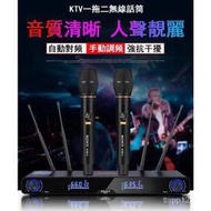 PG88無線話筒 U段 一拖二 混響調音 家用 KTV專用 話筒 舞臺 演出 麥克風