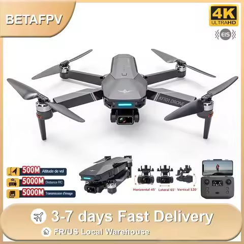 KF101 MAXS Remote Drone With 3-Axis EIS Gimbal 4K GPS Brushless Motor Quadcopter Drones Profesional 